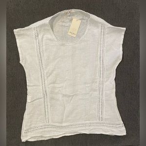 Alessia Pacini Linen Shirt. Size Large NWT